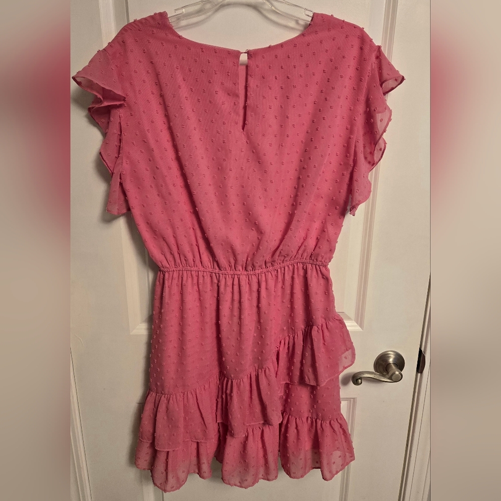 Dotted Ruffle Dress - Picture 3 of 3
